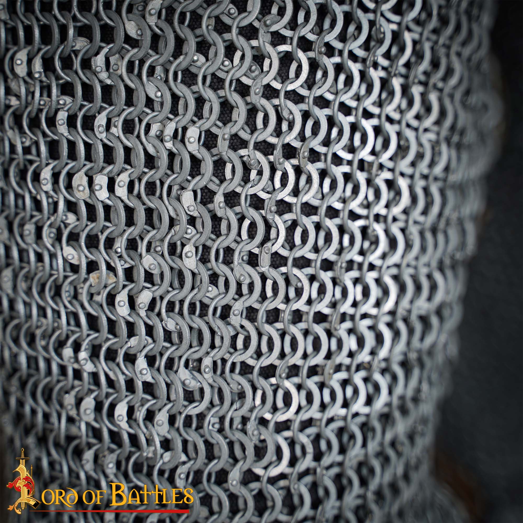 Imagen única de: Calzas de cota de malla remachadas — 10 mm, calibre 16 (aluminio) - imagen 7