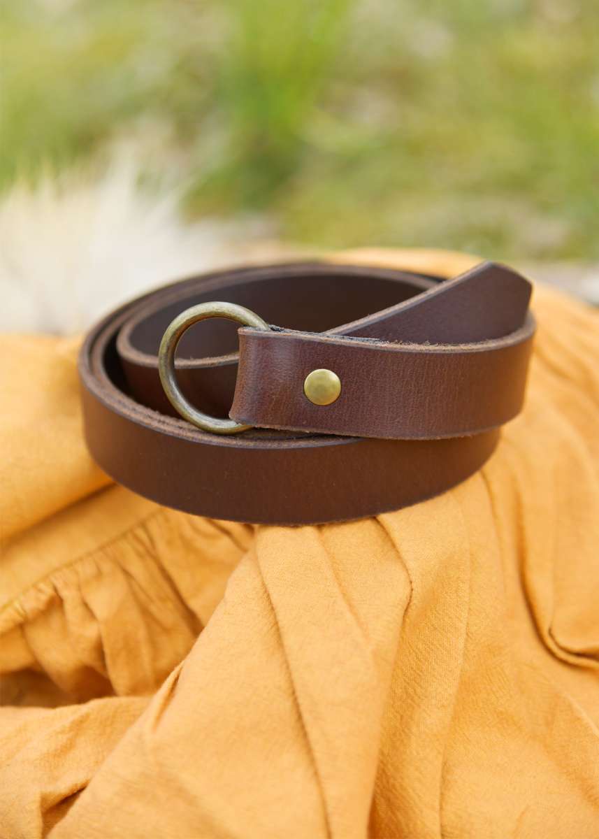 Cinturón Medieval de Cuero para Niños - 110 cm