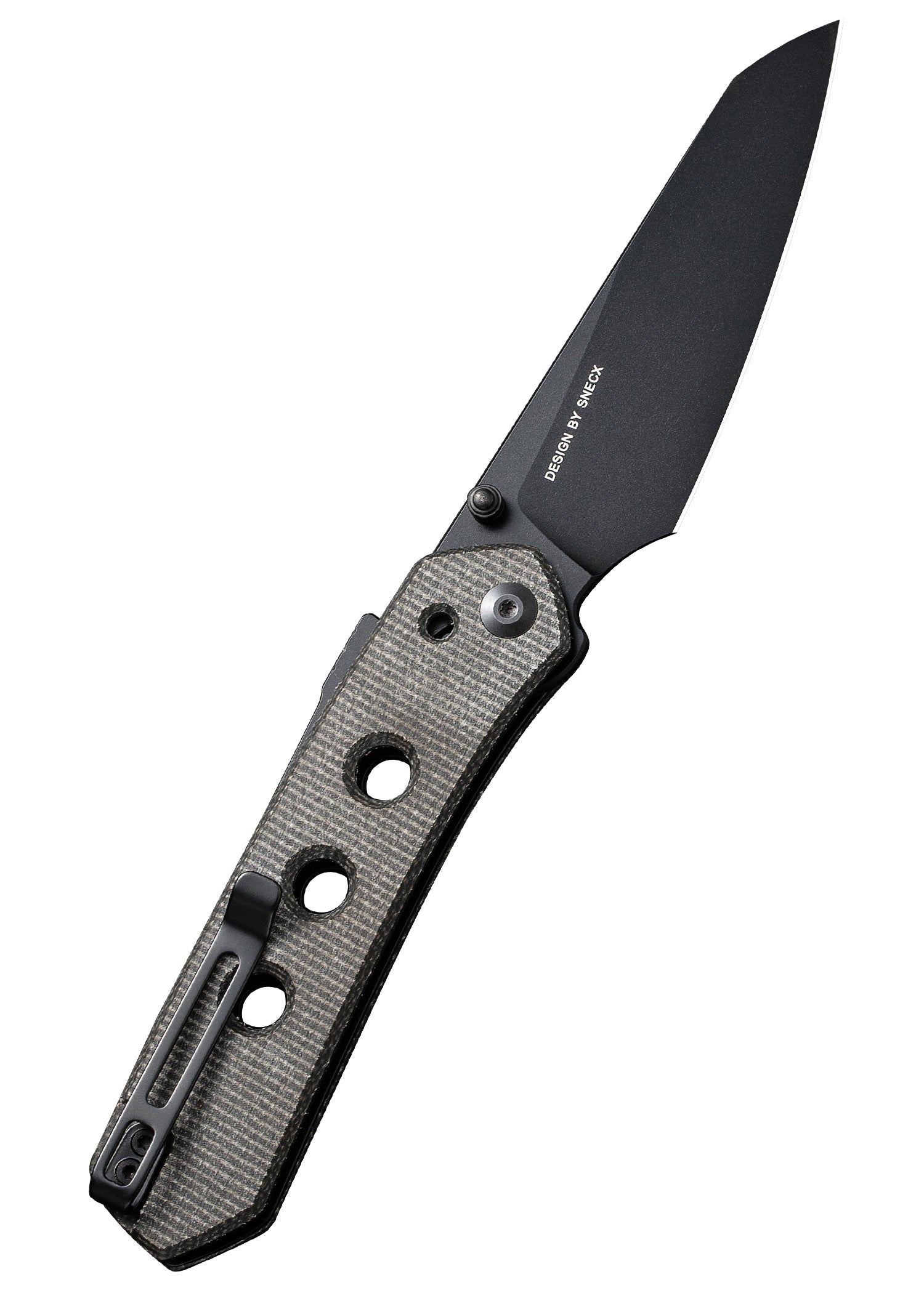 Imagen única de: Civivi Vision Fg Micarta Verde, Navaja De Bolsillo