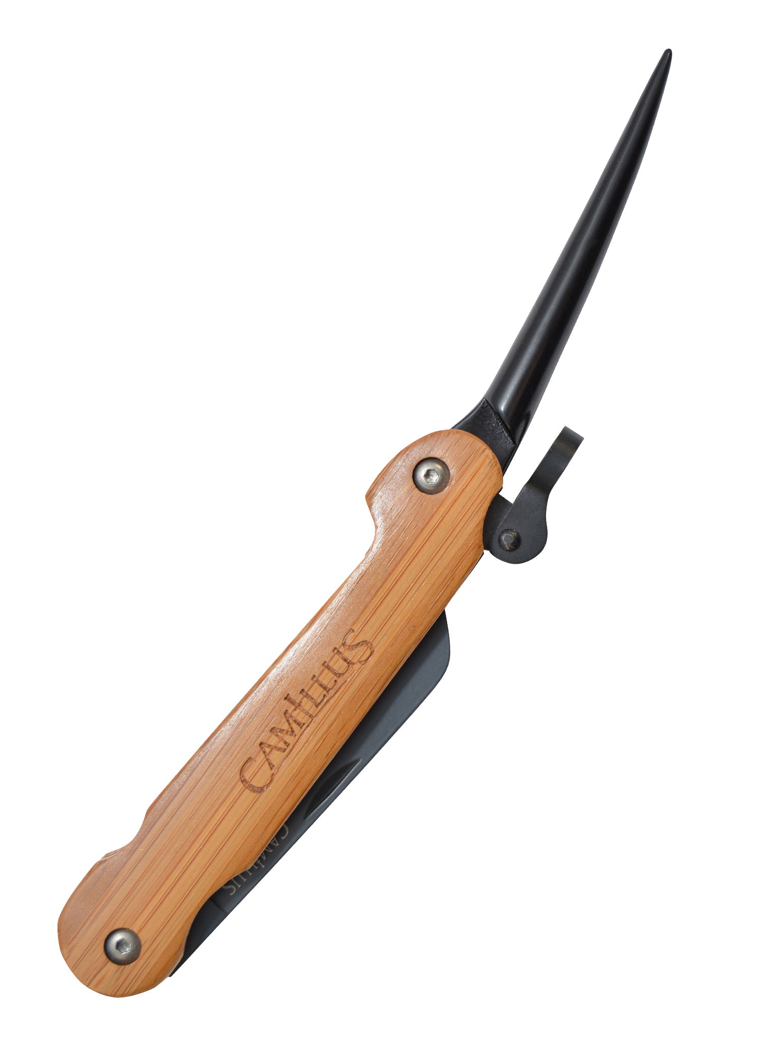 Imagen única de: Camillus Marlin Spike, Navaja De Bolsillo, Mango De Bambú