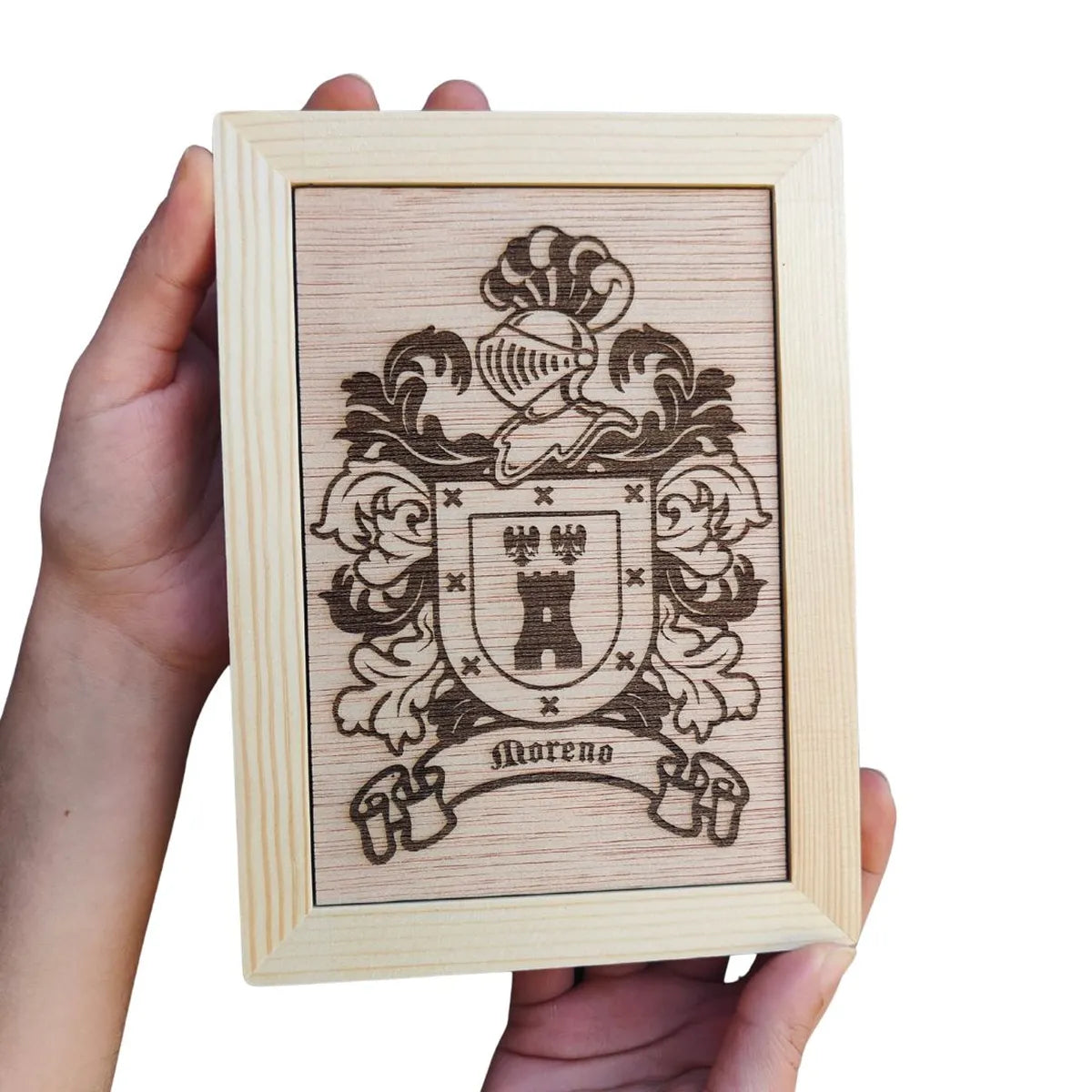 Cartel Heráldico Decorativo Moreno