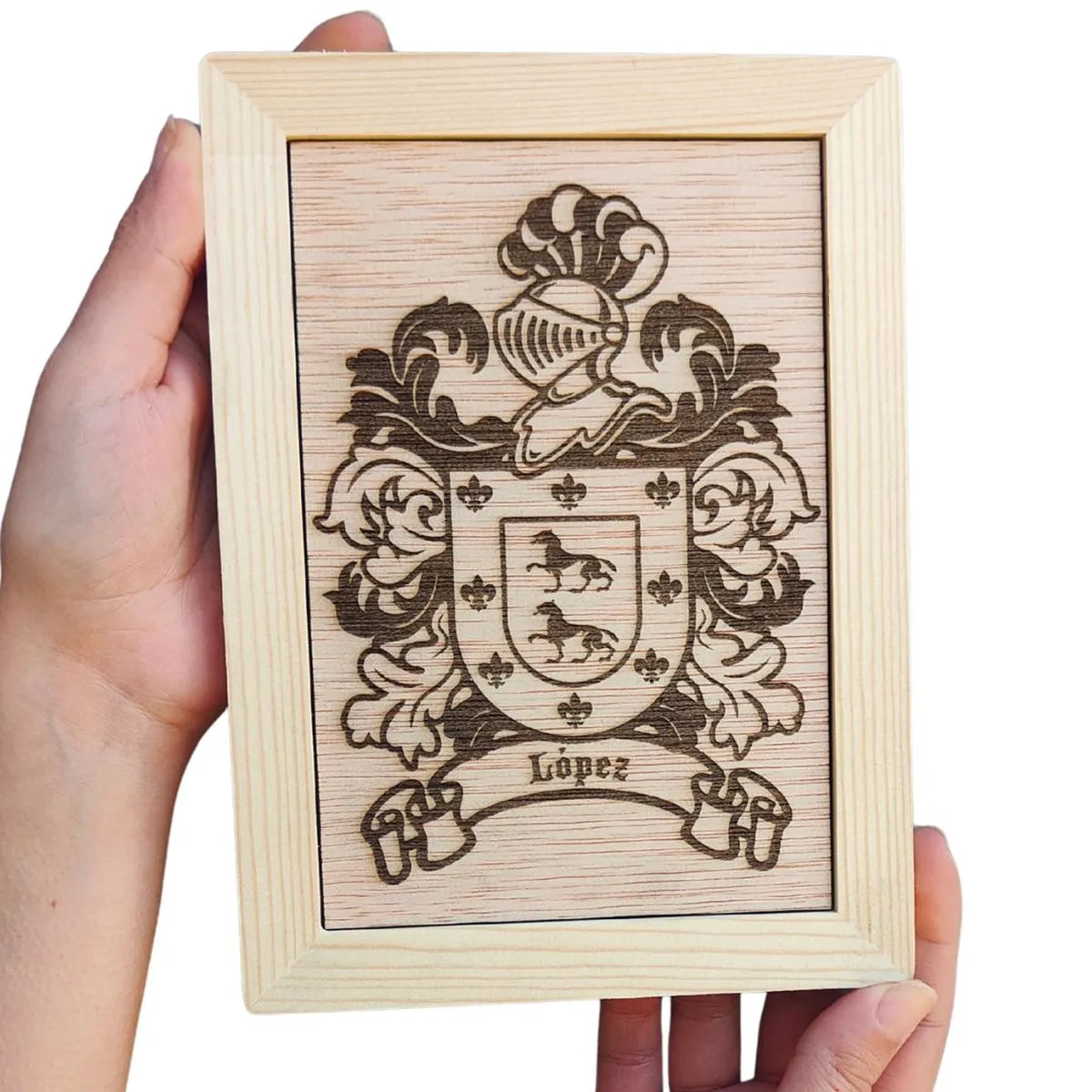 Cartel Heráldico Decorativo López