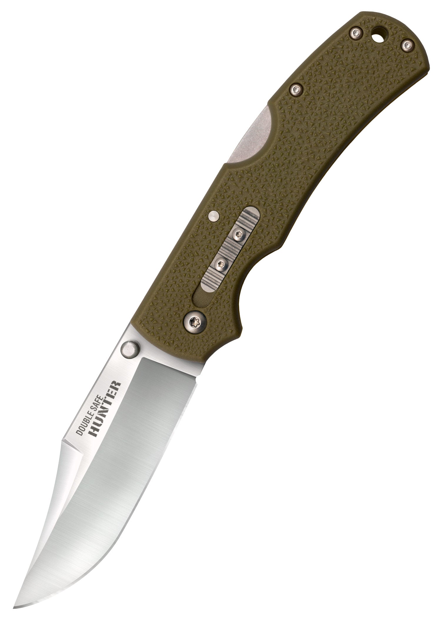 Imagen única de: Navaja De Bolsillo Double Safe Hunter, Verde Oliva
