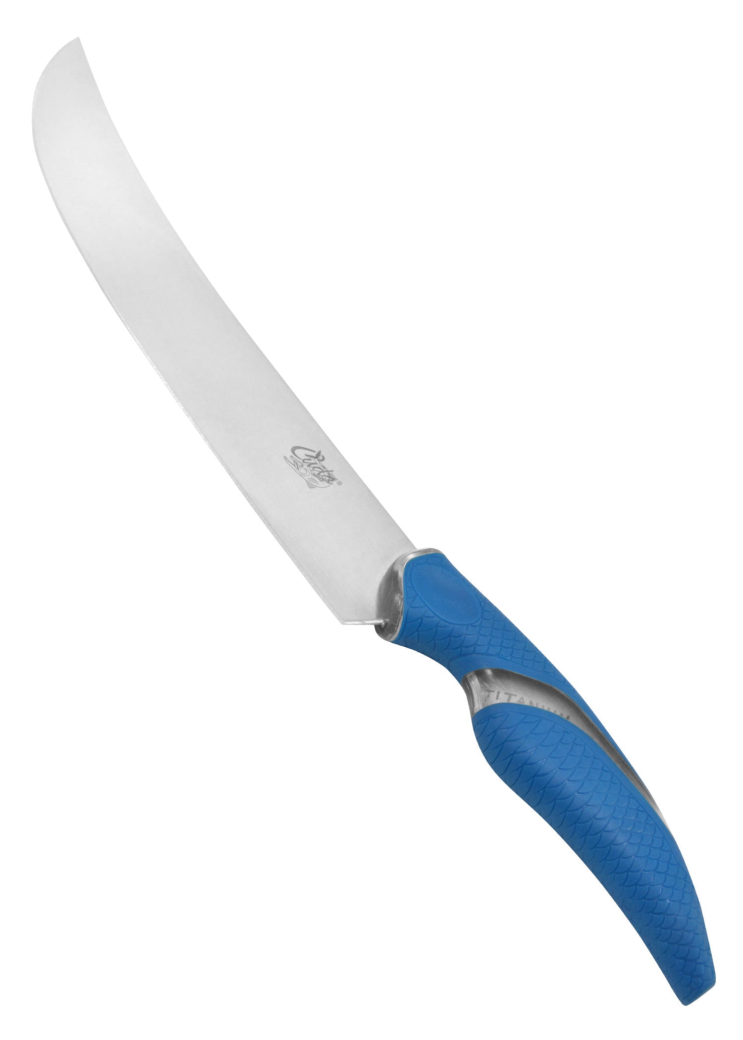 Imagen única de: Cuchillo De Hoja Curva Adherida De Titanio Cuda 10"