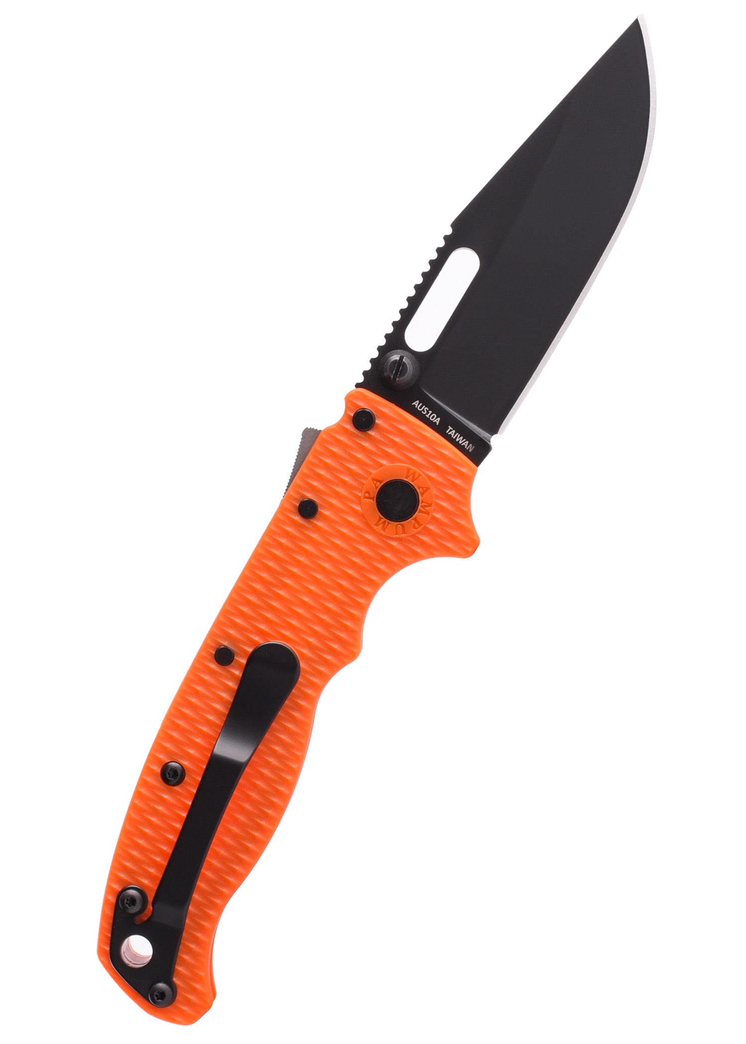 Imagen única de: Navaja De Bolsillo Demko Ad20.5 Clip Point, Naranja, Dlc
