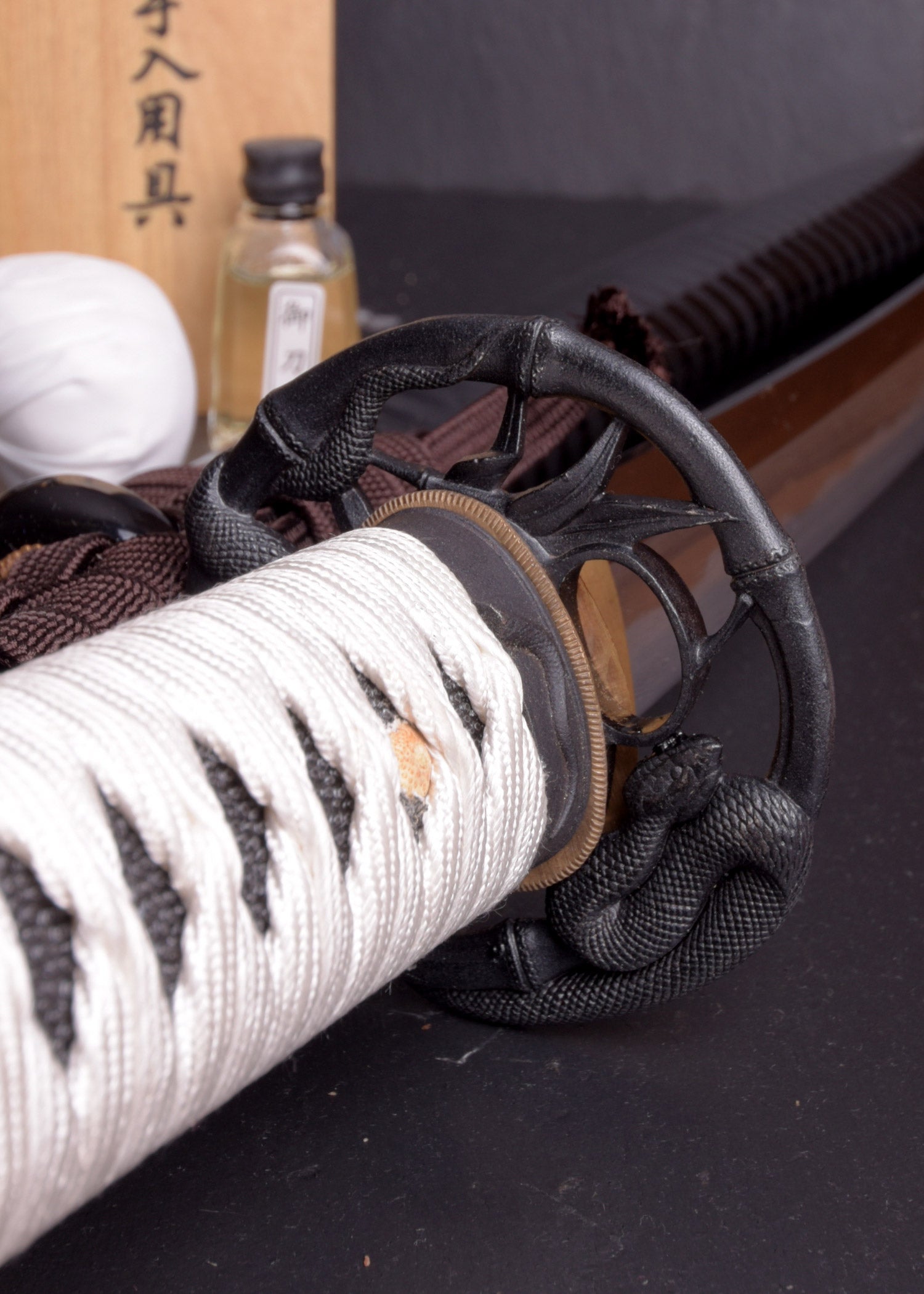 Imagen única de: Katana Serpiente, Acero Plegado
