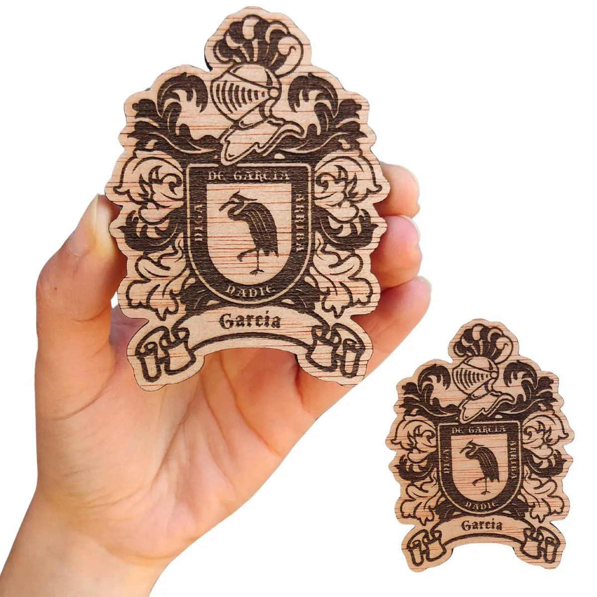 Imán Escudo Heráldico Decorativo García