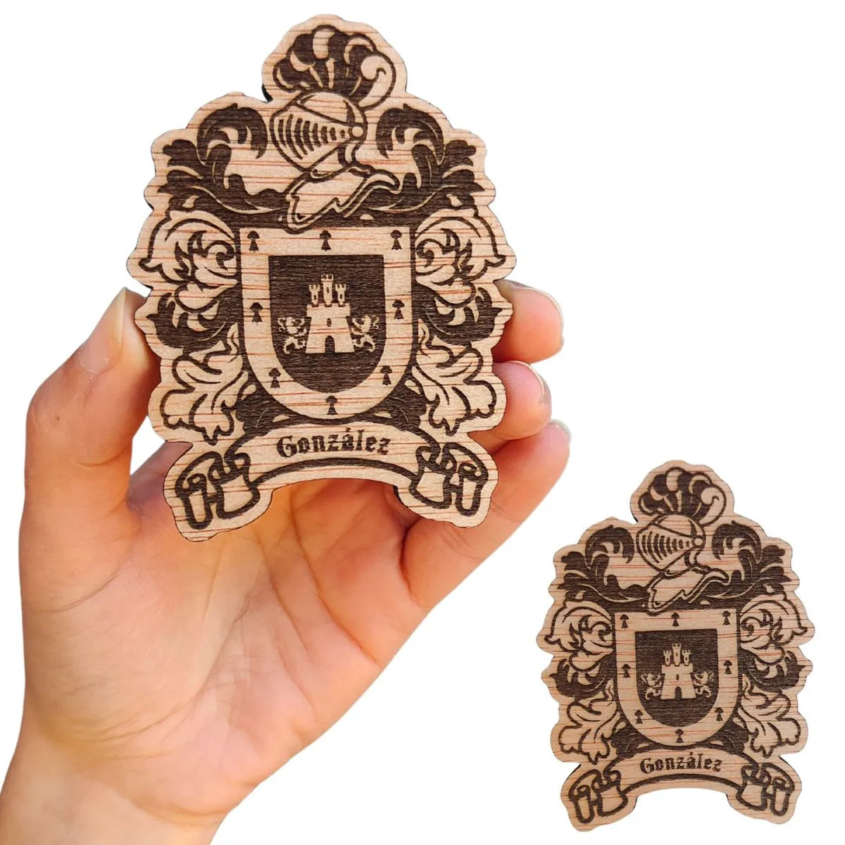 Imán Escudo Heráldico Decorativo González