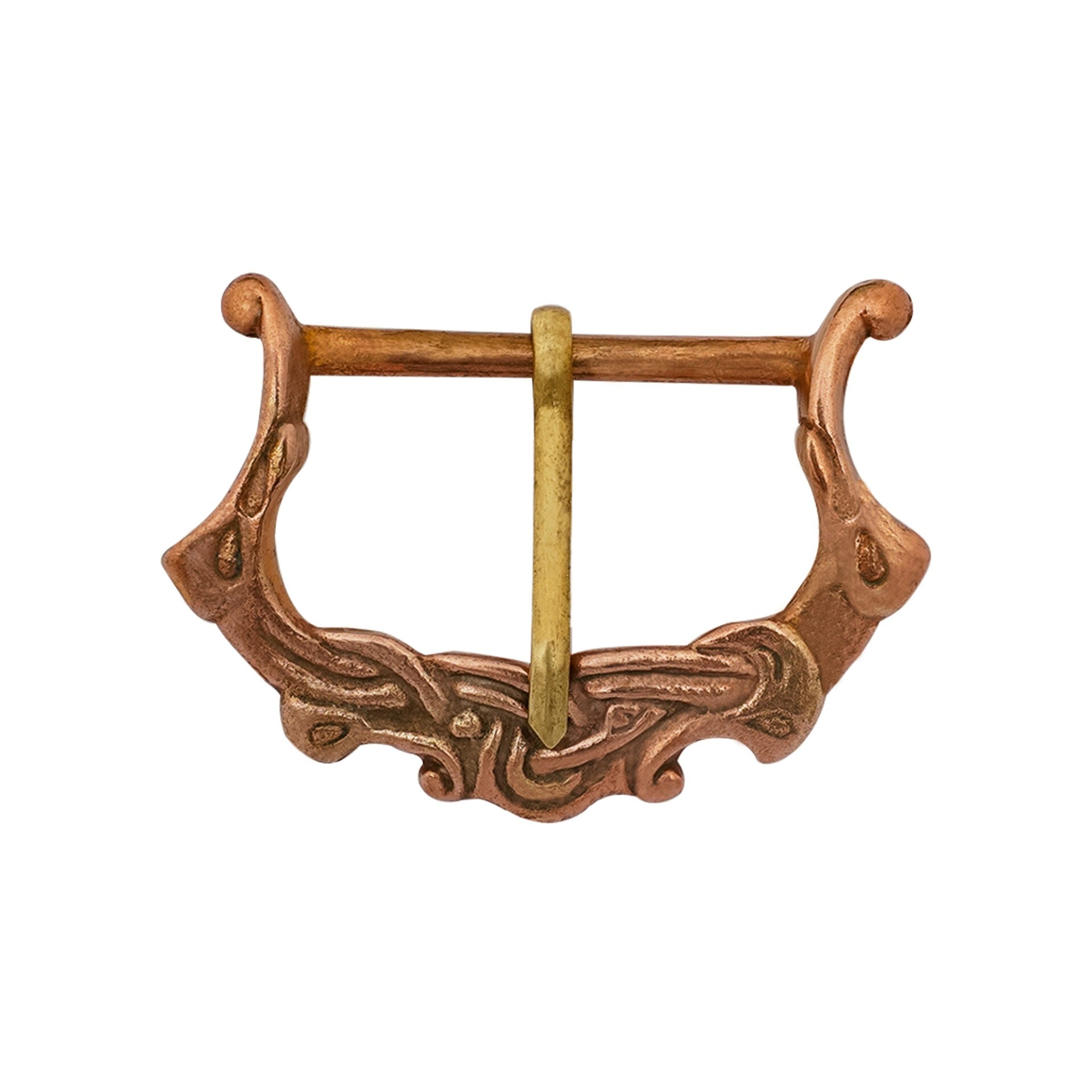 Hebilla nórdica de bronce (siglos IX–XI) — fundición a la cera perdida - imagen 21