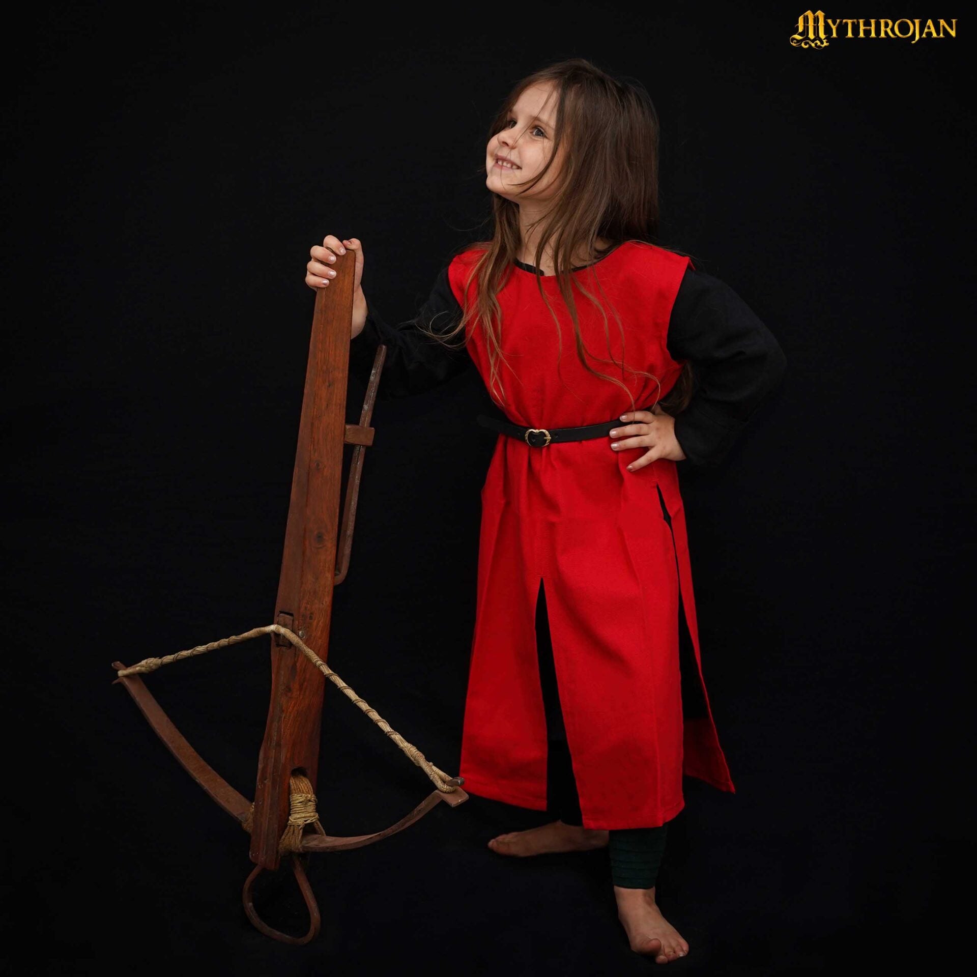 Tabardo medieval de algodón siglo XIV — sobrecota vikinga y normanda - imagen 10
