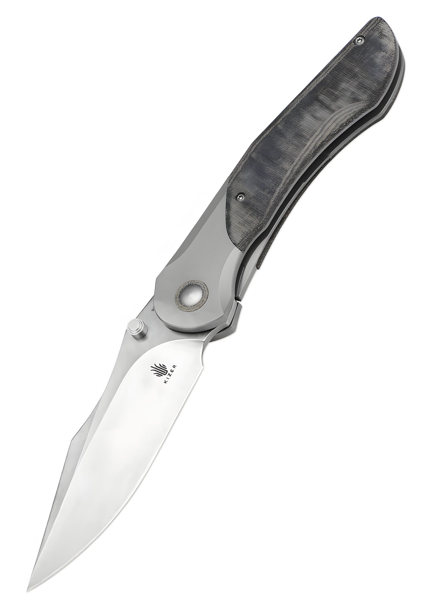 Imagen única de: Navaja Kizer Knives Mystic, Titanio + Micarta