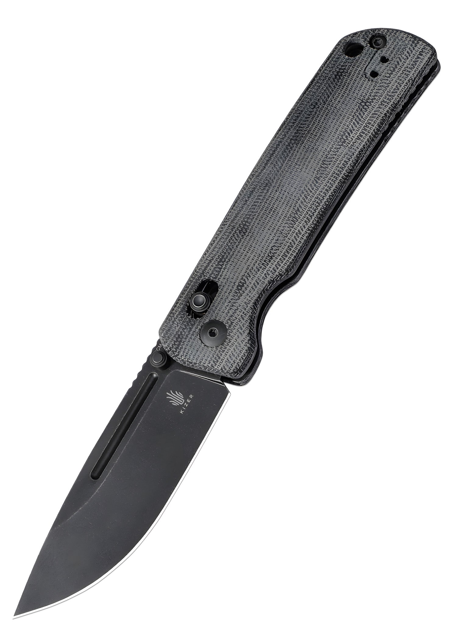 Imagen única de: Navaja Kizer Knives Escort, Micarta, Hoja Negra