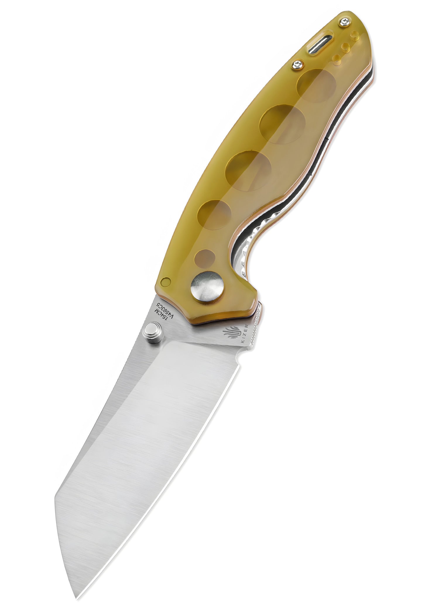 Imagen única de: Navaja De Bolsillo Kizer Knives Towser K, Mango Pei, Hoja Satinada