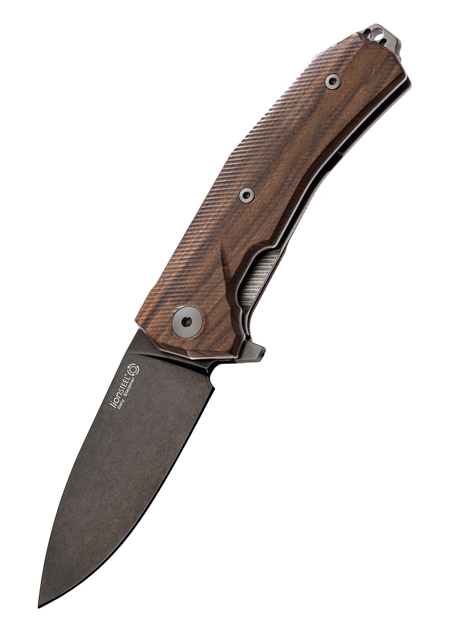 Imagen única de: Navaja De Bolsillo Kur, Santos, Negra, Lionsteel