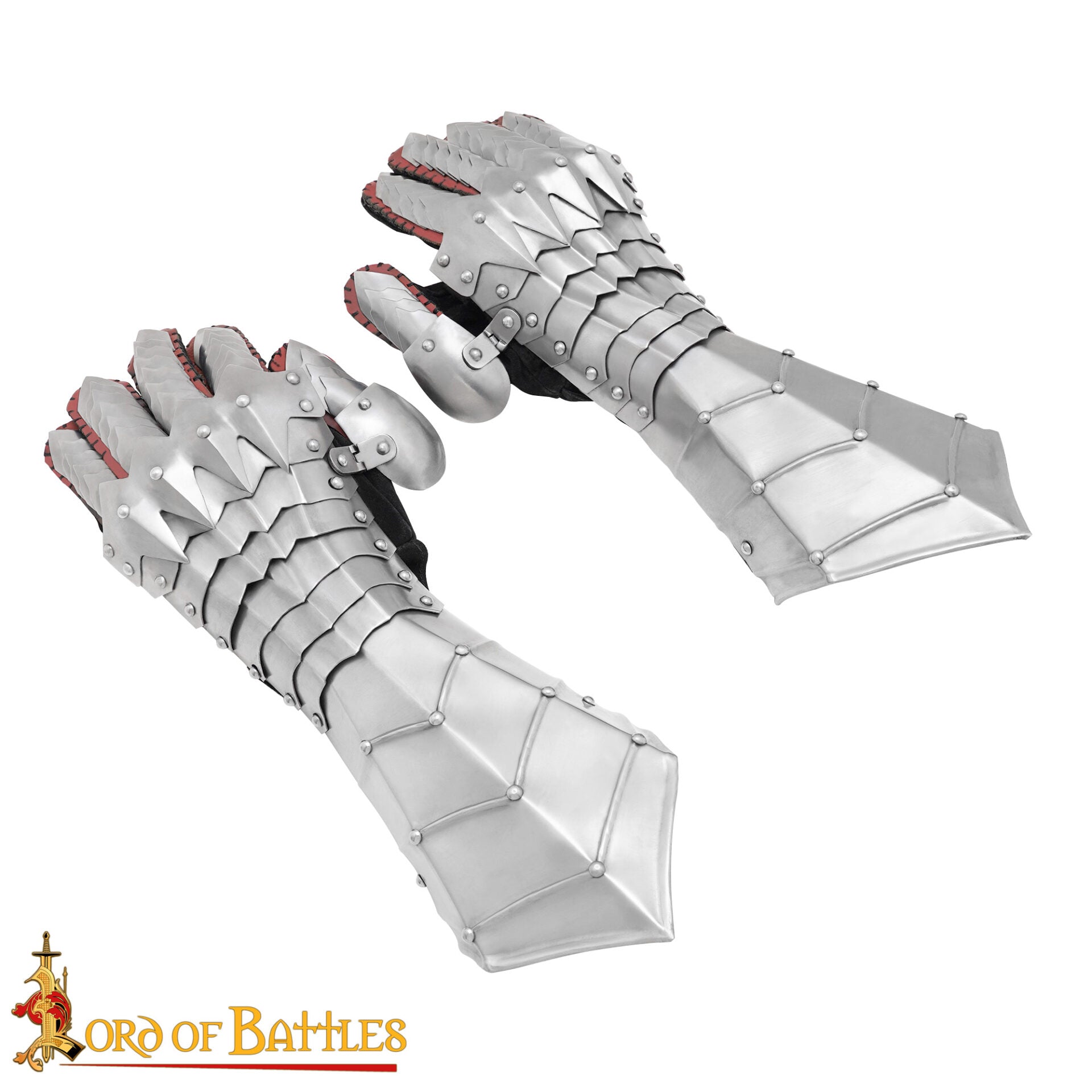 Guanteletes góticos de cuero - Fantasy Gothic Gauntlets - imagen 4