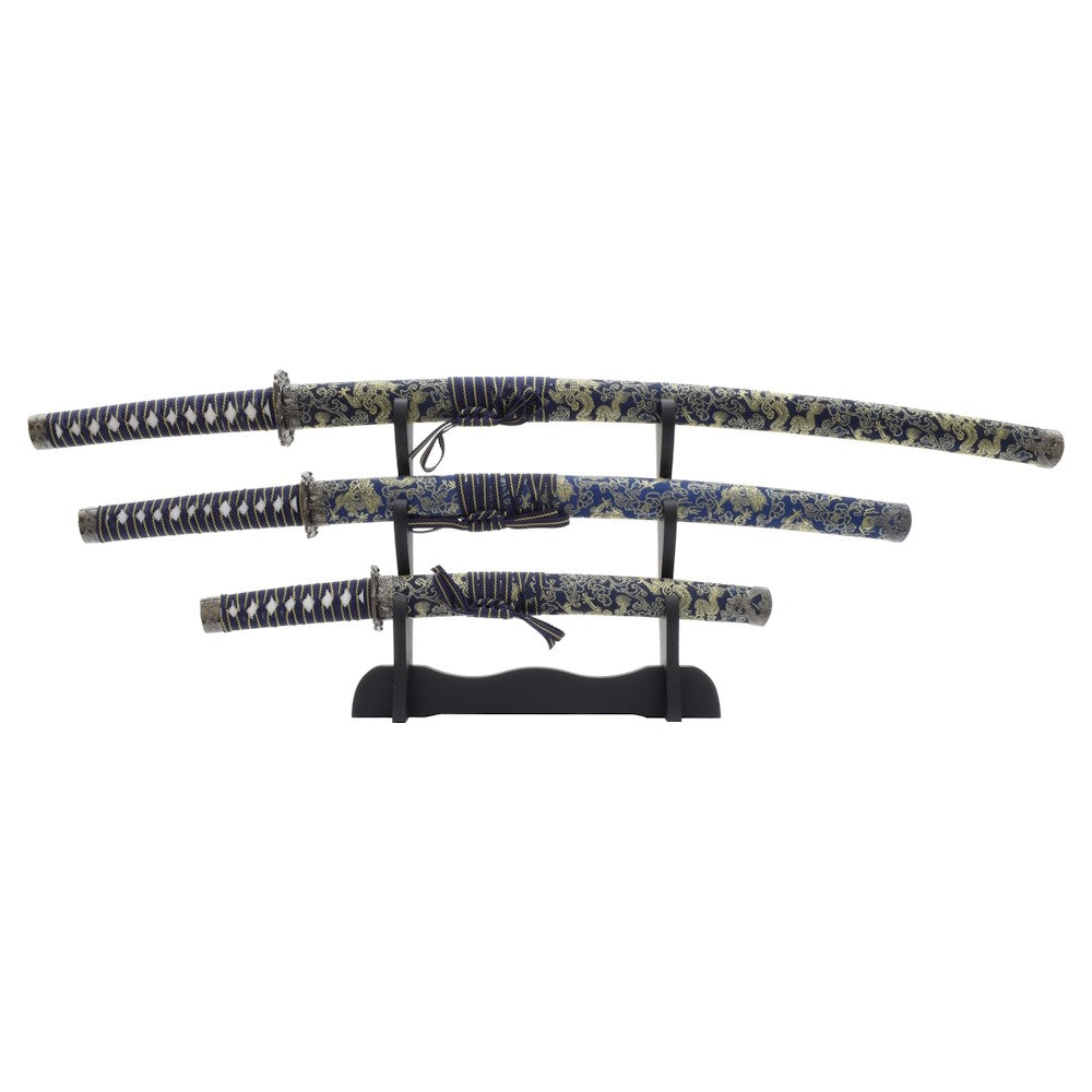 Set Katana Japonesa Decorativa - Katana, Wakizashi y Tanto Ornamental