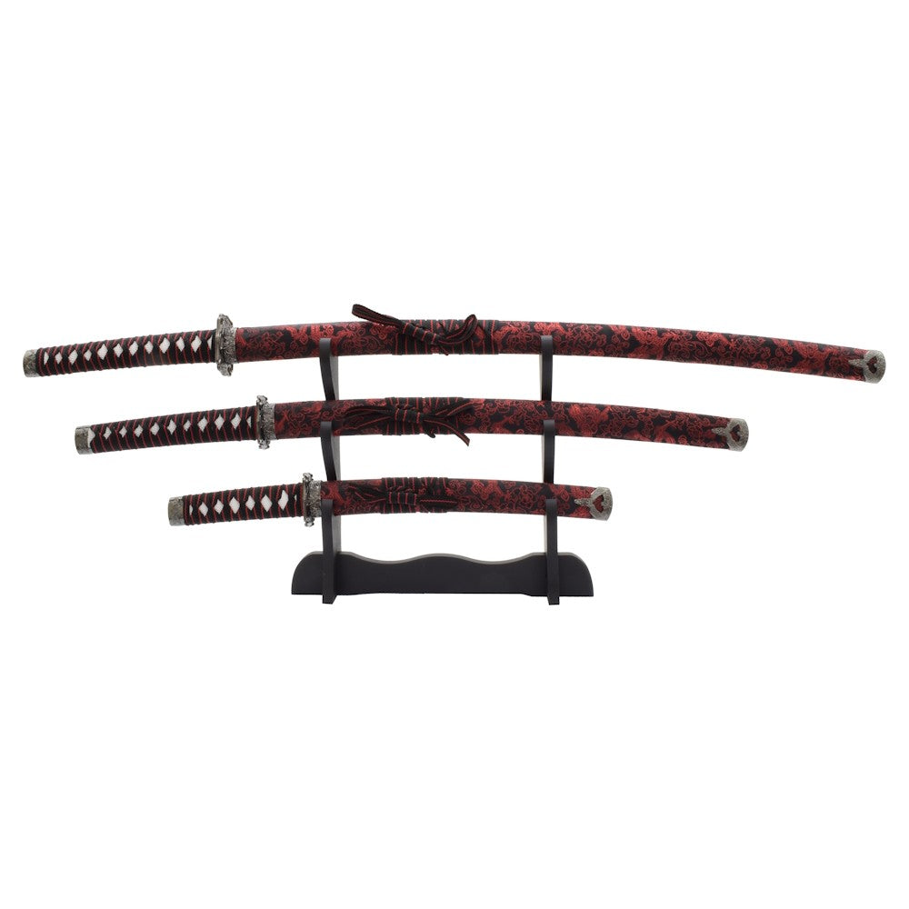 Set Katana Japonesa Decorativa - Katana, Wakizashi y Tanto Ornamental
