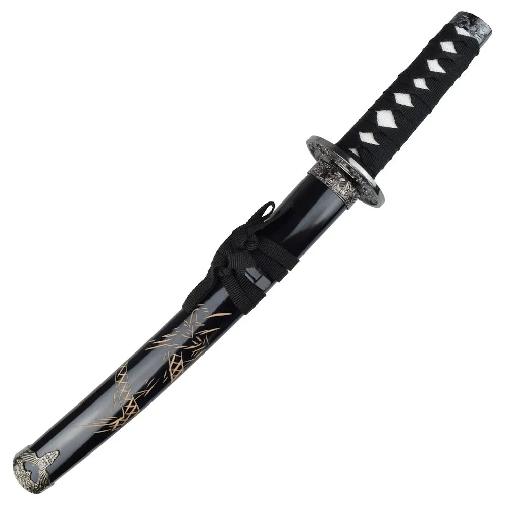 Tanto Decorativo Japonés con Dragón Grabado