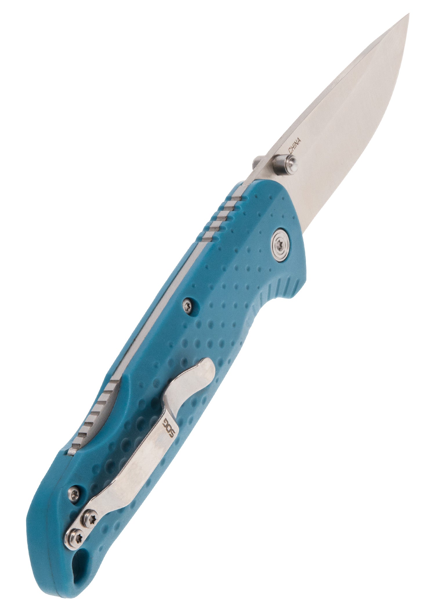 Imagen única de: Sog Adventurer Lb Azul Nórdico, Satinado, Navaja De Bolsillo