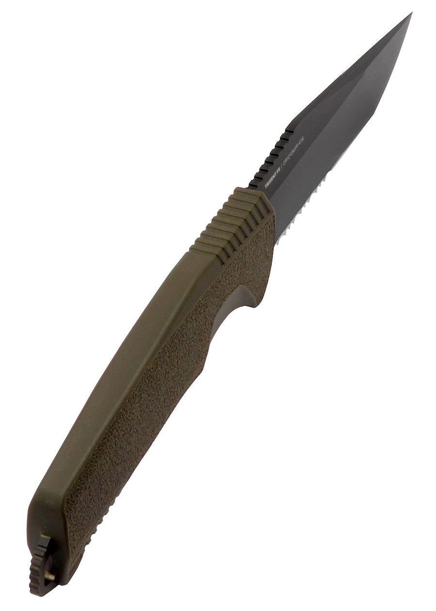 Imagen única de: Sog Trident Fx, Od Green, Parcialmente Serrado, Cuchillo Fijo