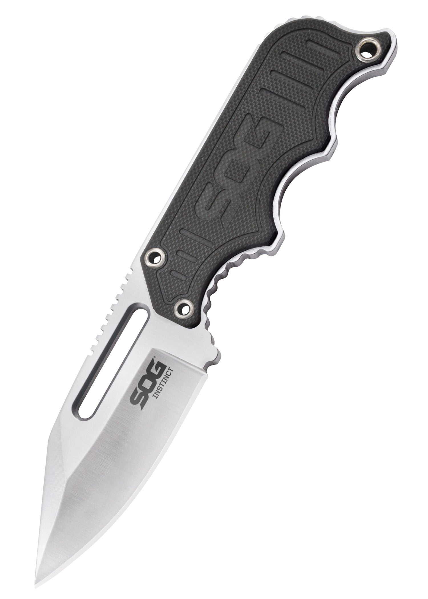 Imagen única de: Cuchillo Fijo Instinct, Acabado Satinado, Sog