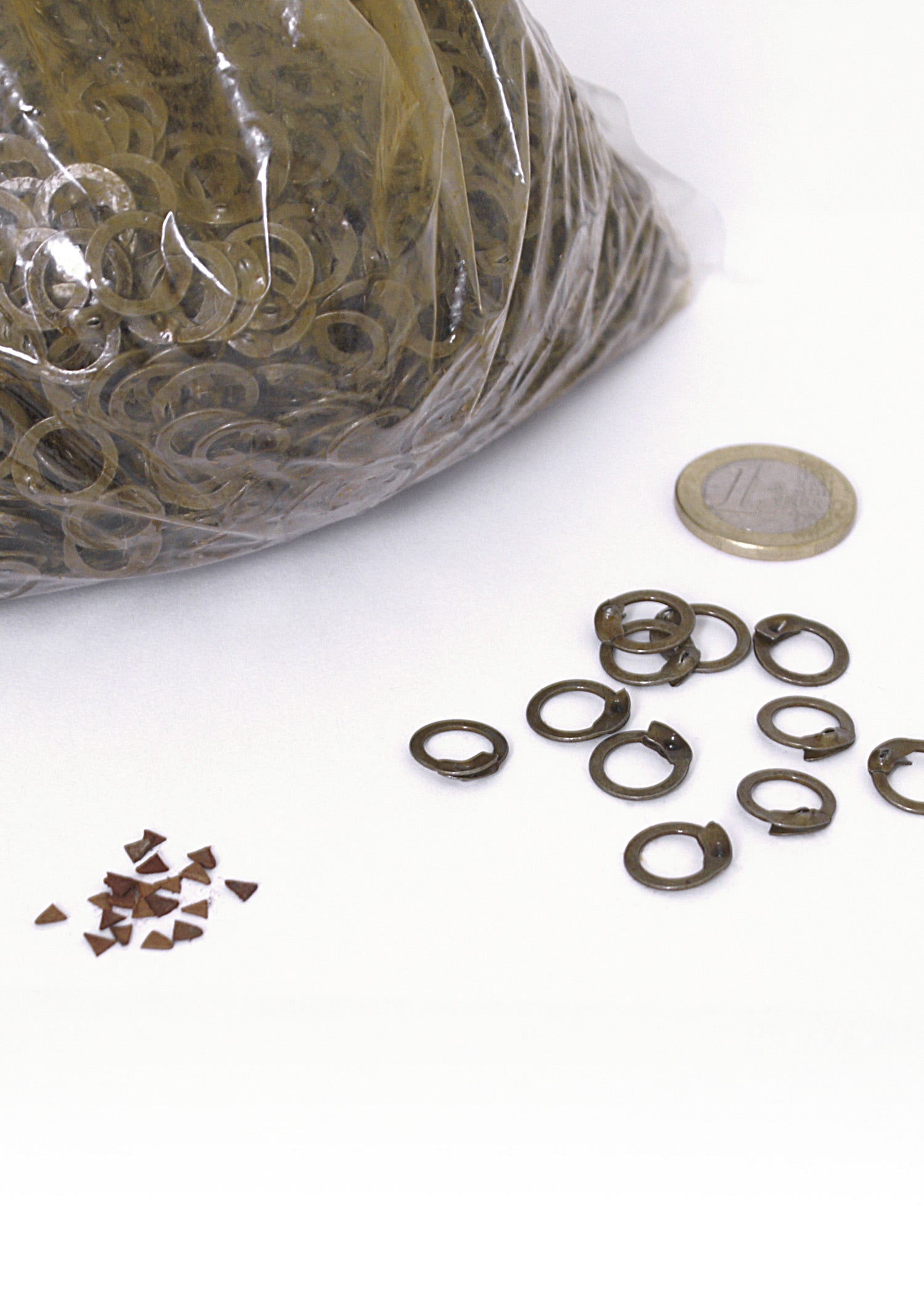 Imagen única de: Frw Paquete De 1 Kg De Platos Sueltos Para Remachar, Id8 Mm, Sin Tratar