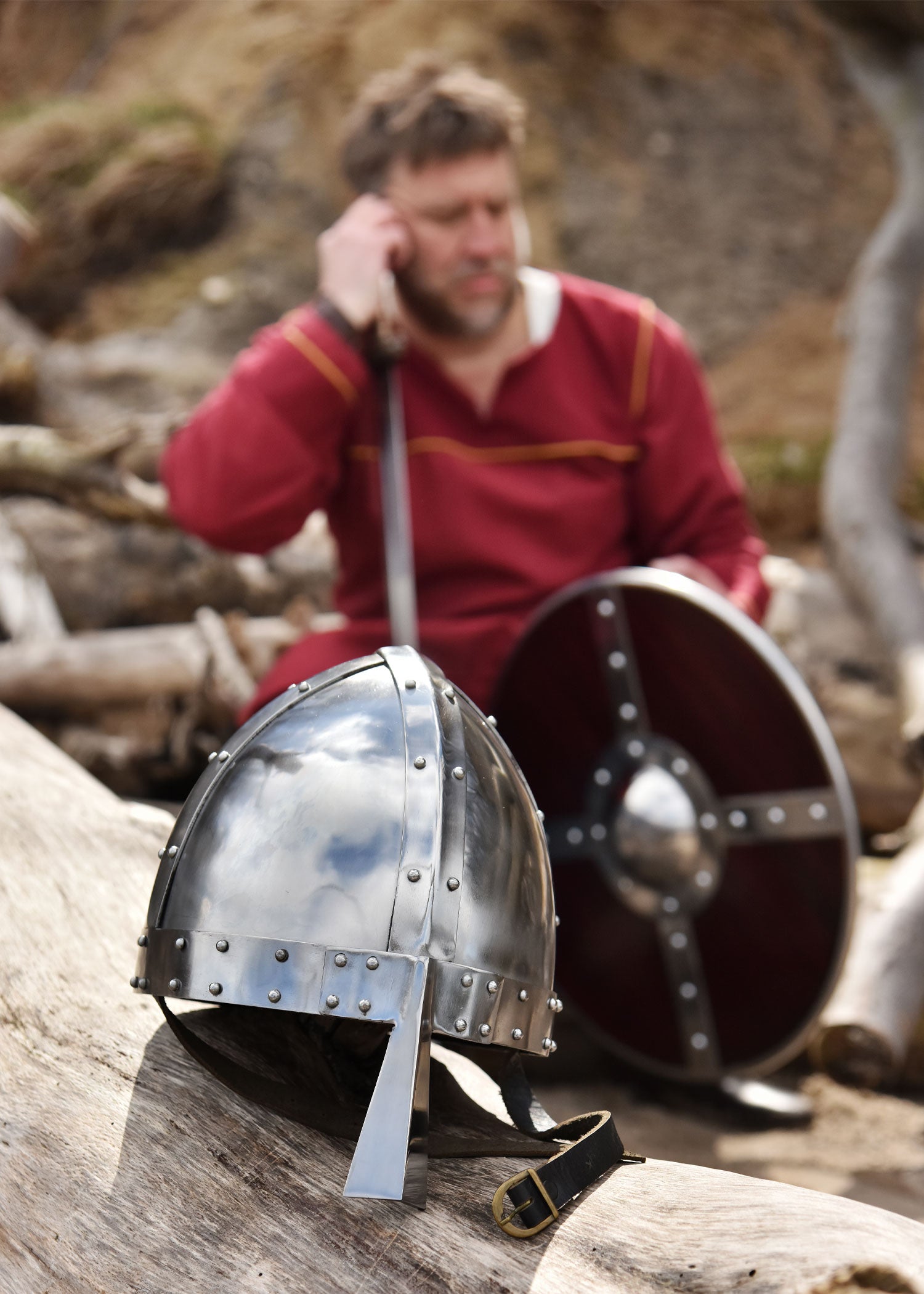 Imagen única de: Casco Normando Spangen, Acero De 2 Mm