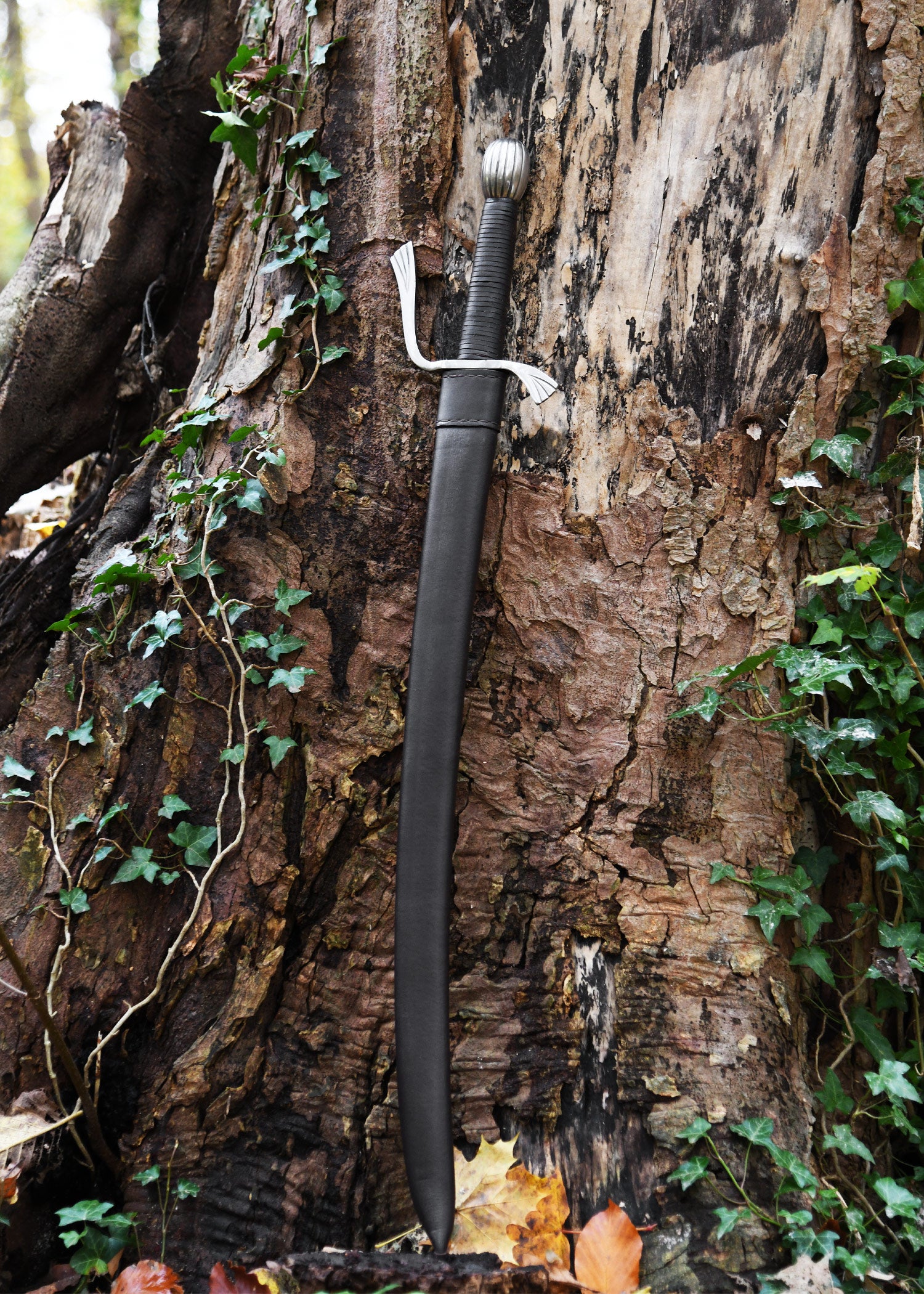 Imagen única de: Falchion Con Vaina De Cuero, Espada De Combate, Categoría-B