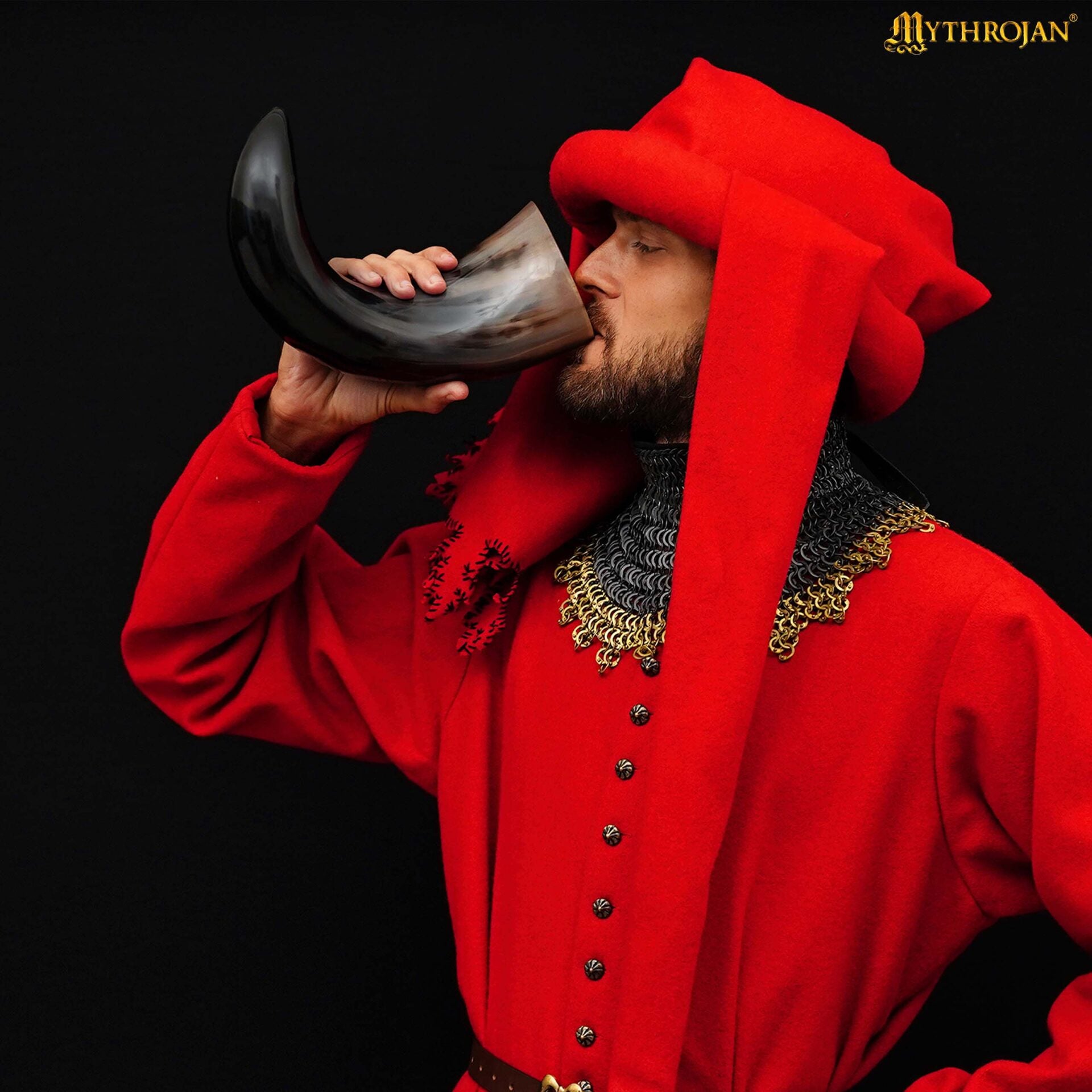 Imagen única de: Cuerno vikingo para beber Mythrojan — Jarra de hidromiel
