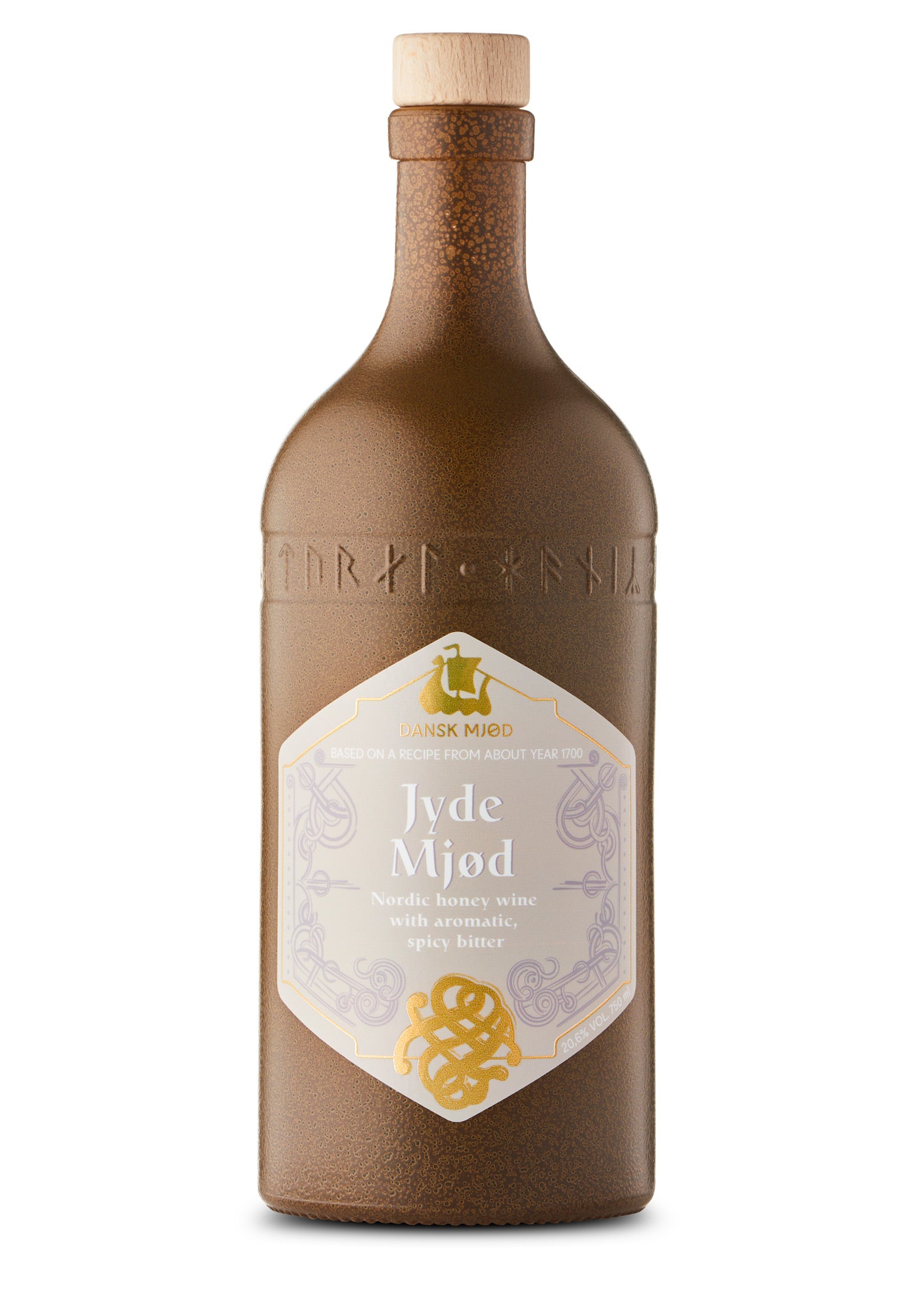 Imagen única de: Jyde Mjød - Hidromiel De Jutish, 20,6% Vol., Botella De 0,75 L - Dansk Mjød