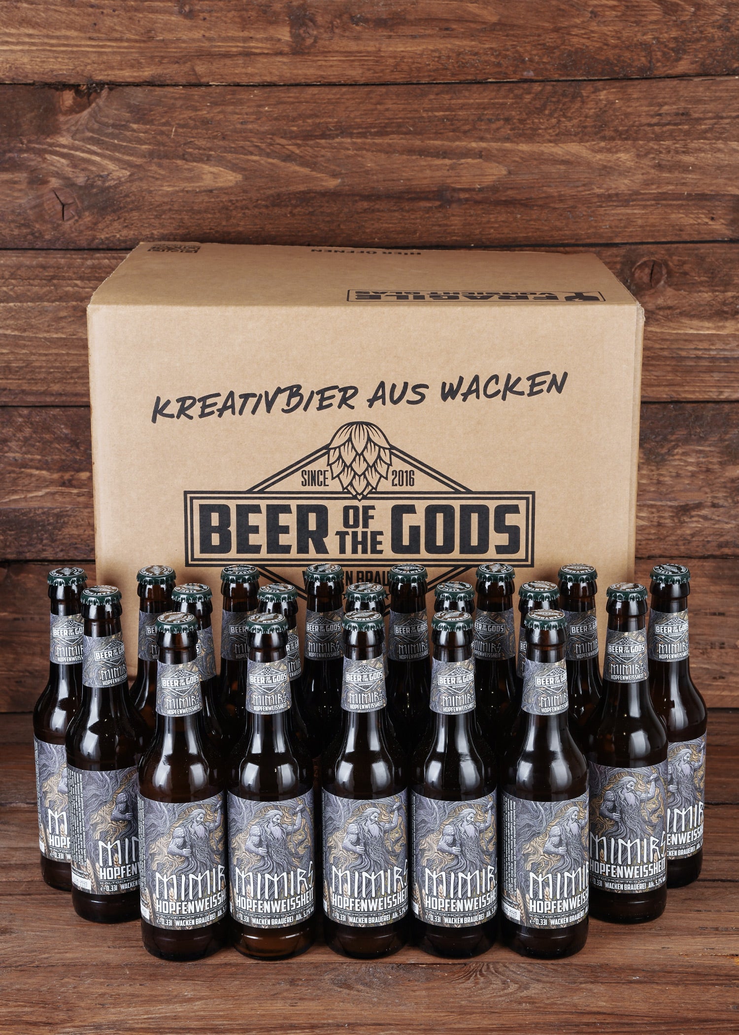Imagen única de: La Sabiduría Del Lúpulo De Mimir, Botella De 0,33 L - Cervecería Wacken