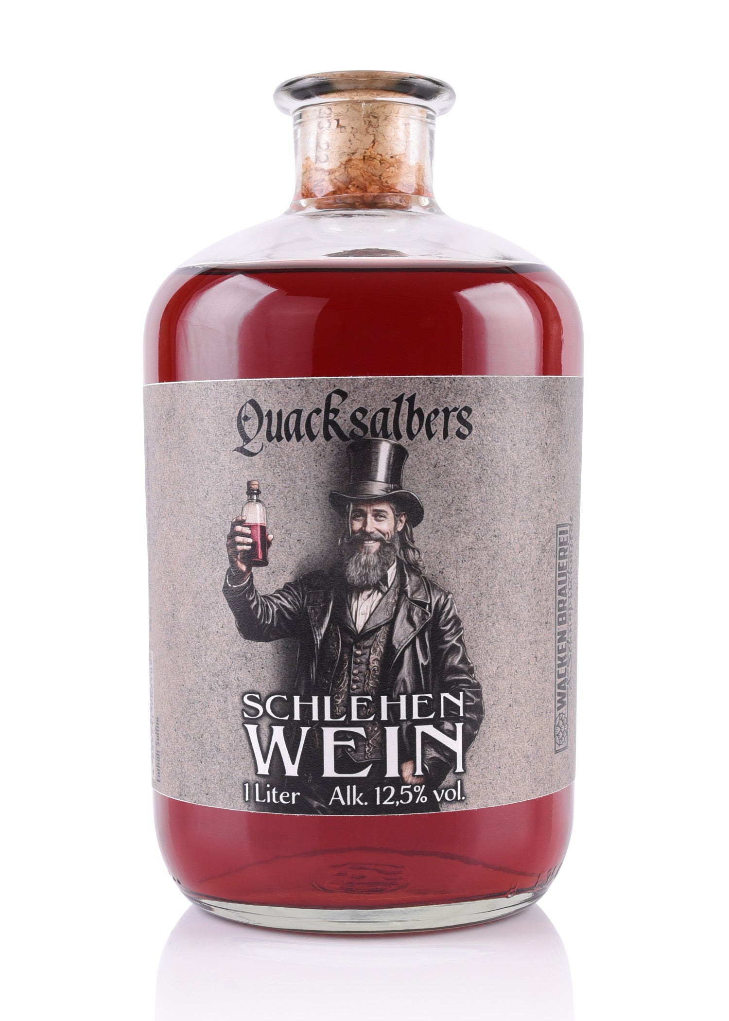 Imagen única de: Vino De Endrino Quacksalbers, 1L, 12,5% Vol. Alk.