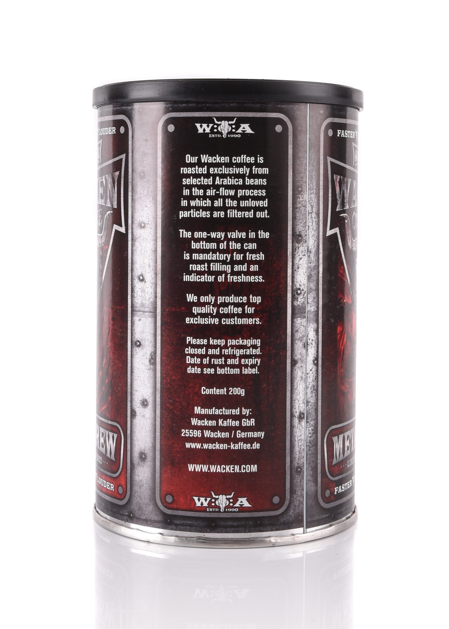 Imagen única de: Café Wacken Lata 200G, En Grano Sin Moler